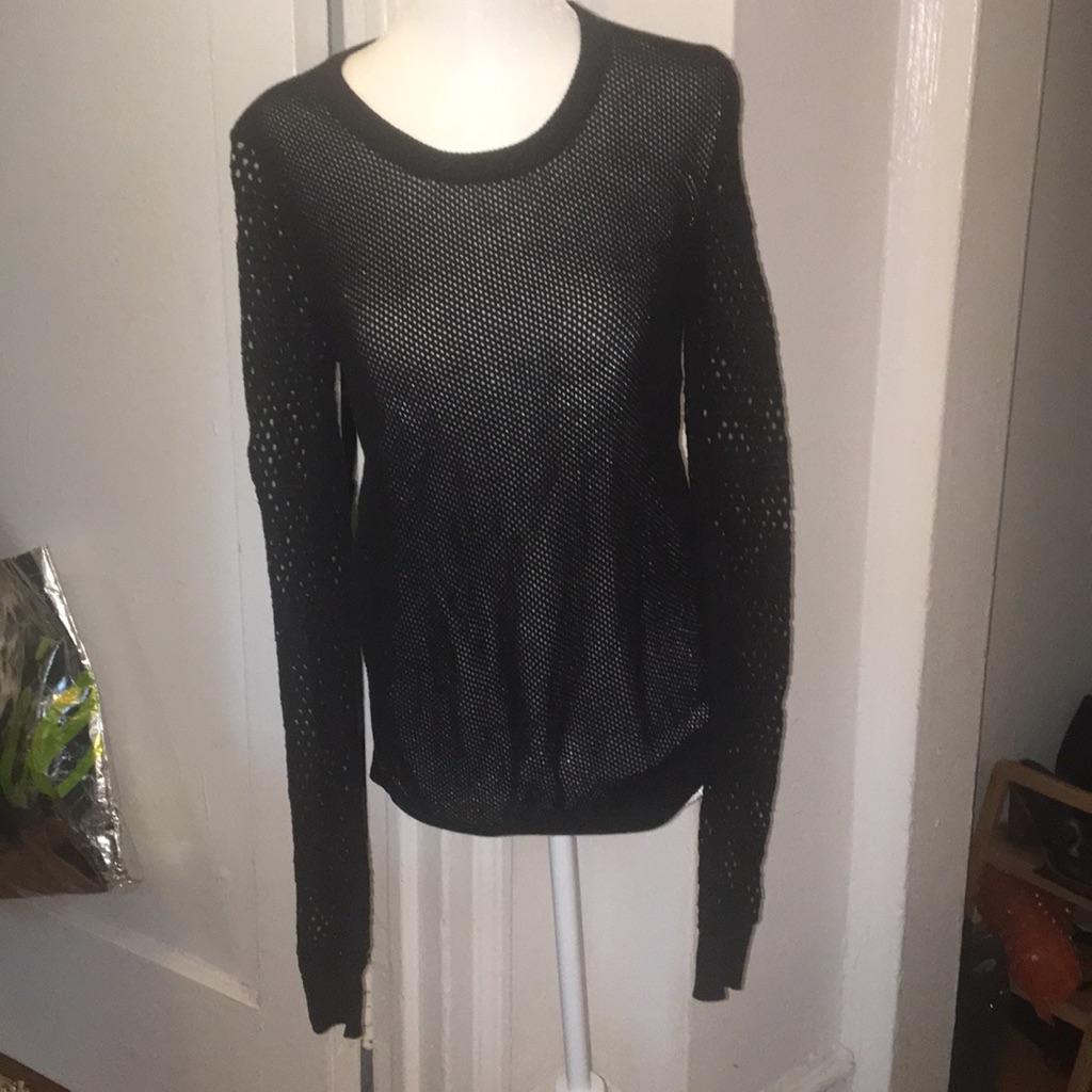 Edun Mesh Hybrid Long Sleeve Top (Uk)
